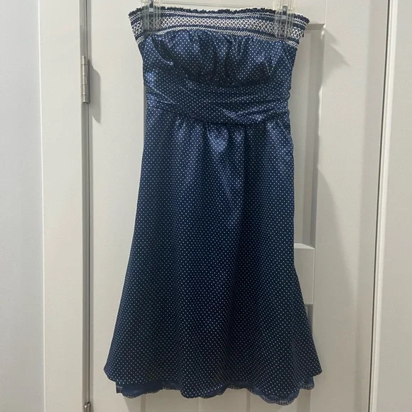 Forever 21 | Dresses | Polka Dot Smoked Lace Strapless Blue And White Y2k Dress Size Small Forever 2 | Poshmark Forever 21 | Dresses | Polka Dot Smoked Lace Strapless Blue And White Y2k Dress Size Small Forever 2 | Poshmark